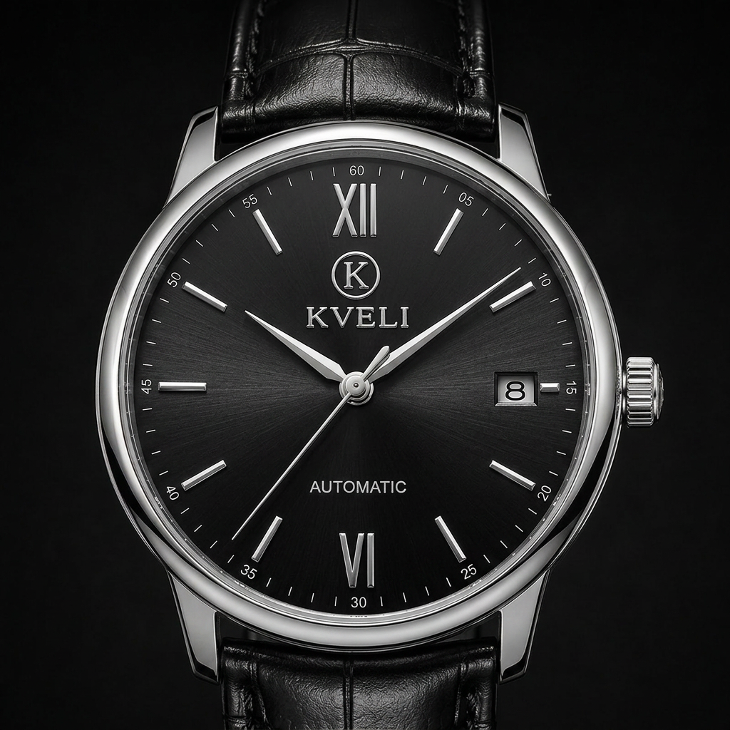 KVELI Arktis Black dial